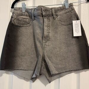 Gray Denim Women's Shorts